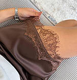 Спідниця міні з мереживом 3597, фото 5