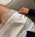 Спідниця міні з мереживом 3597, фото 3