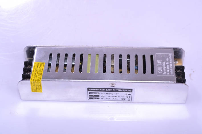 Блок живлення Негерметичний 12 V 120 Вт Standart Slim, фото 1