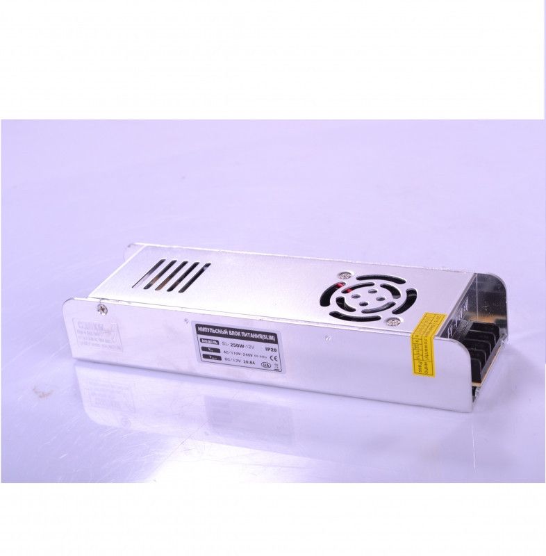 Блок живлення Негерметичний 12 V 250 Вт Standart Slim
