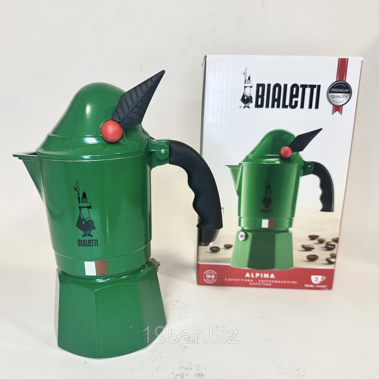 Кавоварка гейзерна Bialetti Alpina (3ч) 990002762/NP, фото 1