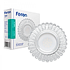 Світильник врізний точковий Feron 7301 з LED підсвіткою Ø97мм (врізний Ø60мм, глибина 60мм) під змінну лампу MR16 G5.3, фото 2