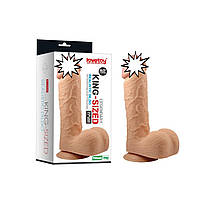 Фаллоимитатор с мошонкой - King-Sized Realistic Dildo 9"