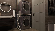 Підставка для сушильної машини металева регульована (ширина 710-820 мм) ТМ "KOLCHUGA" (Кольчуга), фото 3