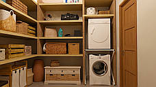 Підставка для сушильної машини металева регульована (ширина 710-820 мм) ТМ "KOLCHUGA" (Кольчуга), фото 4