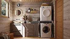 Підставка для сушильної машини металева регульована (ширина 710-820 мм) ТМ "KOLCHUGA" (Кольчуга), фото 5