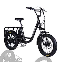 Велосипед з електроприводом 20" AL Dorozhnik eADAMANT DD FR рама-18,5" 48B 17.5А*г 500Вт чорний 2025