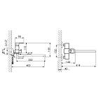Змішувач для ванни Lidz Wawel 005 з поворотним виливом (з душовим гарнітуром) (k35) LDWAW005WHI45399 White, фото 2