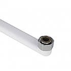 Змішувач для ванни Lidz Wawel 005 з поворотним виливом (з душовим гарнітуром) (k35) LDWAW005WHI45399 White, фото 5