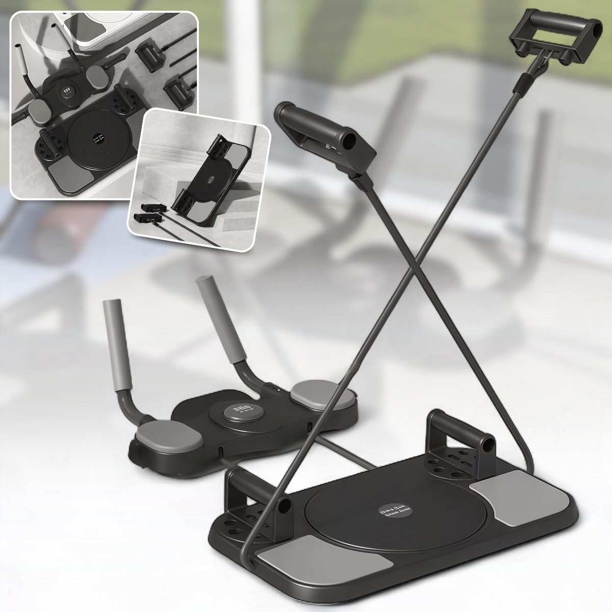 Спортивна дошка 5в1 з висувними ручками та підставкою, що обертається, фото 1