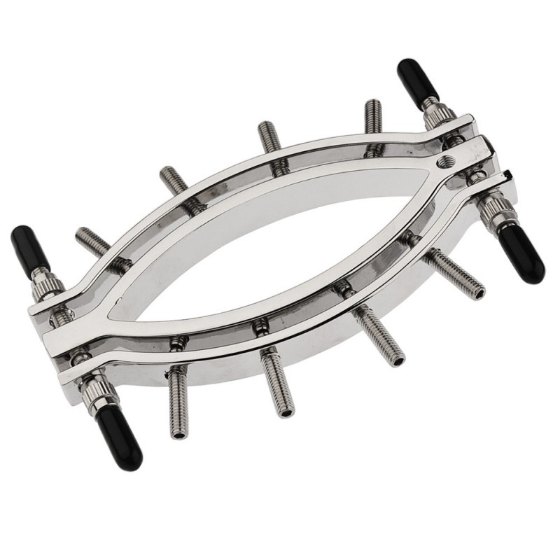 Затискачі на статеві губи, кліторальні кліпси Bdsm4u медична сталь срібло, фото 1