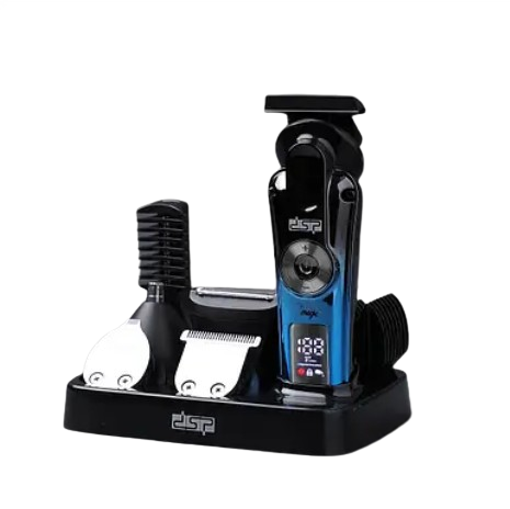 Машинка для стриження та набір для догляду DSP Encore Pro GoldFX 91721 Блакитний, фото 1