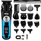 Машинка для стриження та набір для догляду DSP Encore Pro GoldFX 91721 Блакитний, фото 2