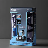 Машинка для стриження та набір для догляду DSP Encore Pro GoldFX 91721 Блакитний, фото 4