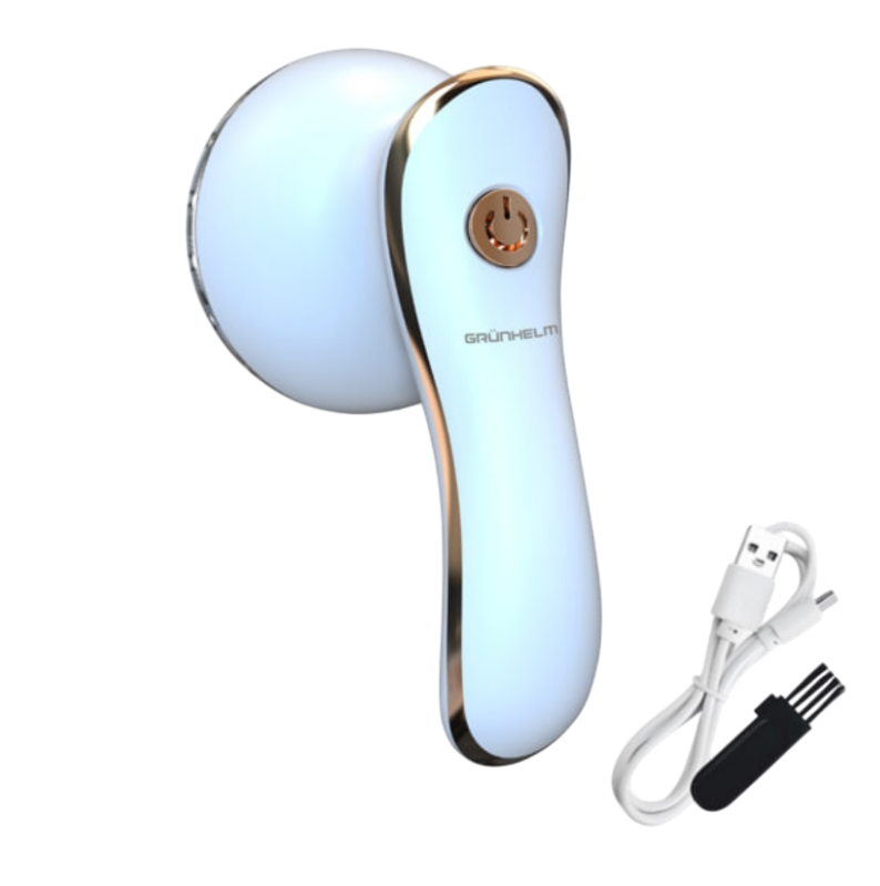 Машинка для видалення ковтунців Grunhelm GLR953 керування механічне акумуляторне неіржавка сталь 3 Вт Білий, фото 1