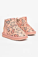 Угги детские для девочки розового цвета 209065P