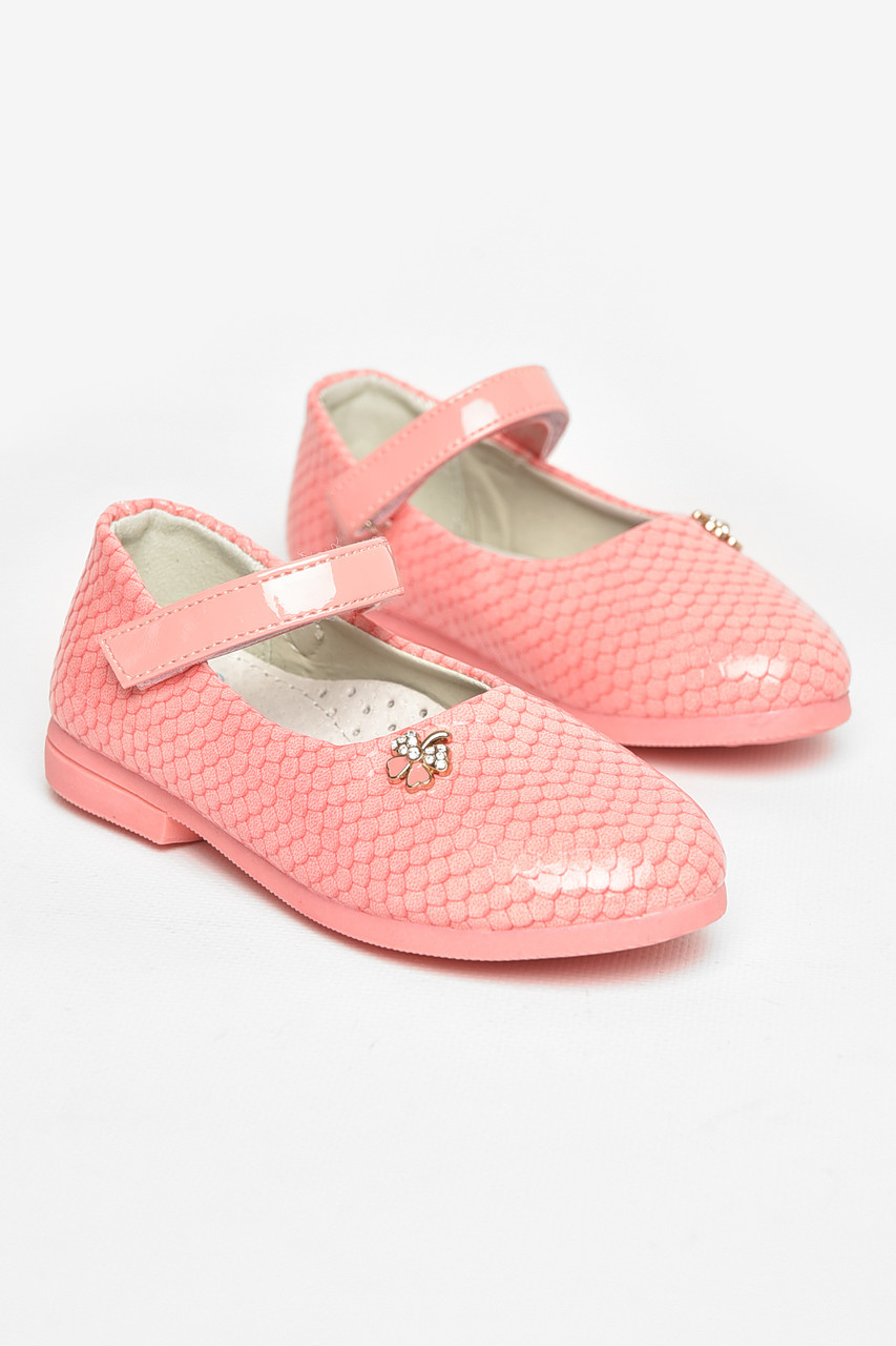Туфлі для дівчинки коралового кольору 208804T Безкоштовна доставка, фото 1