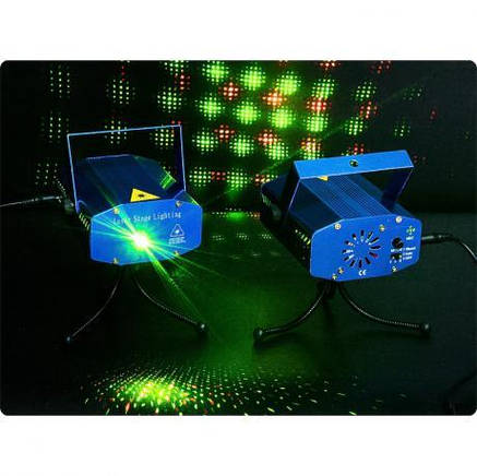 Лазерний проектор Mini Laser Stage Lighting 13-82 MZOPT, фото 2