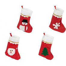 Чобіт для подарунків фетр 6241-8 MZR MZOPT