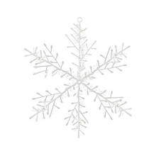 Прикраса "Сніжинка" біла 11см 997-11 MZOPT