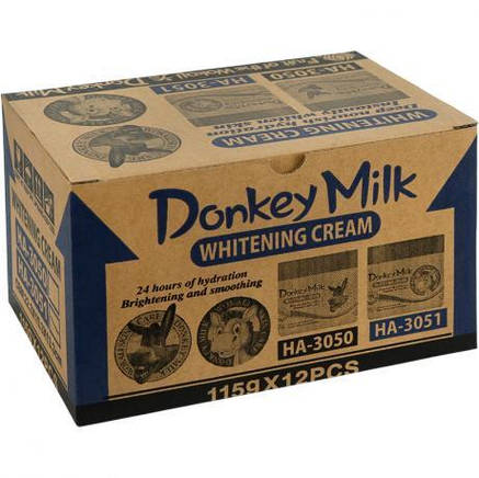 Крем для обличчя 115гр "DONKEY MILK" HA3051 MZOPT, фото 2