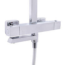 Душова система універсальна Qtap Sloup термостатична на три споживачі (з виливом) QTSLO51103OC48217, фото 4