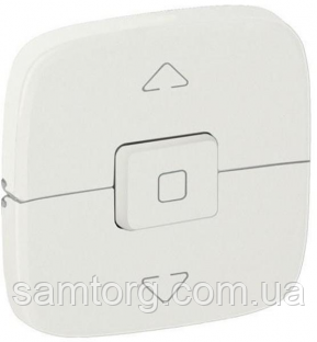 Клавіша вимикача для жалюзі перламутр 755149 Legrand Valena Allure, фото 1