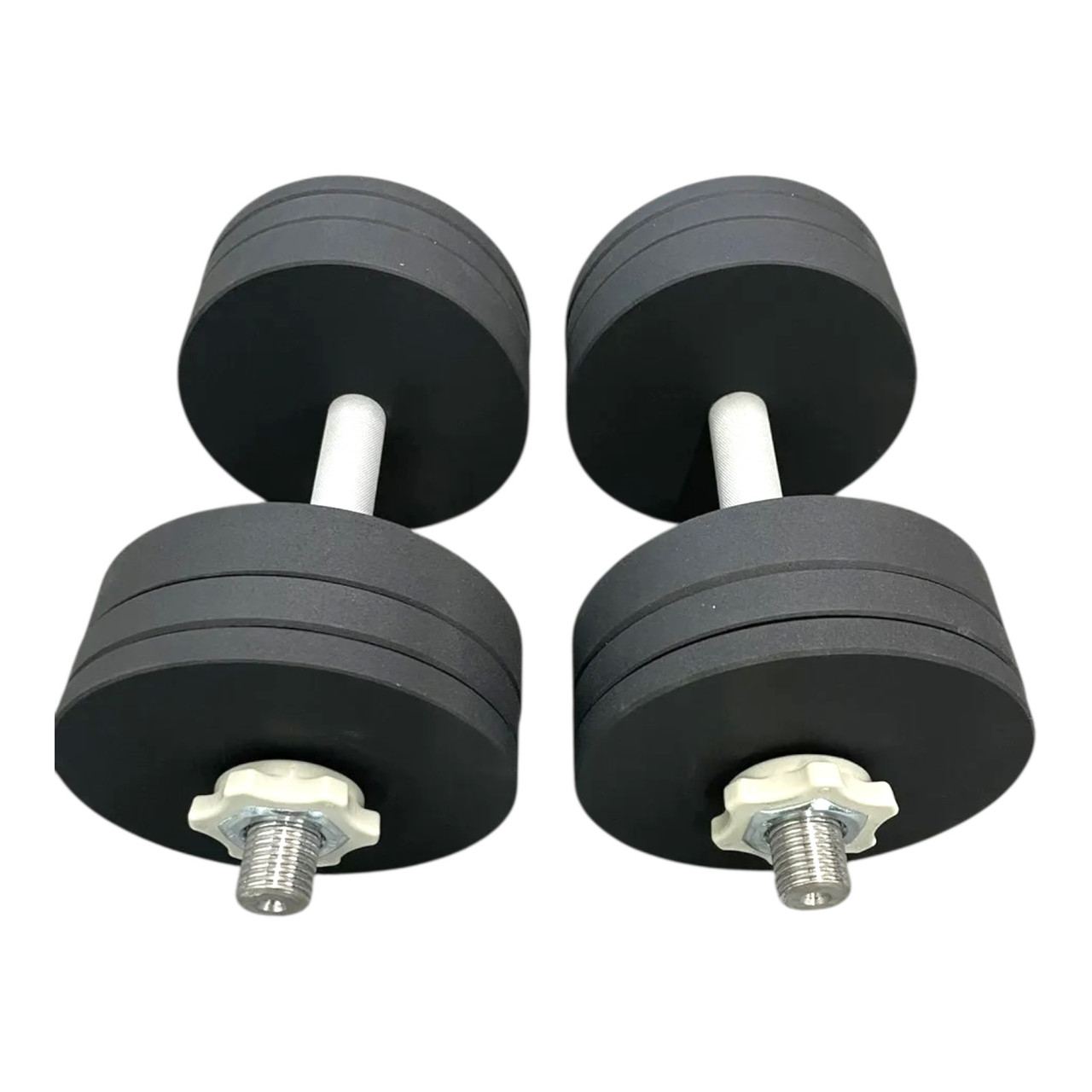 Гантелі розбірні сталеві 2×22 кг металеві гантелі з полімерним покриттям