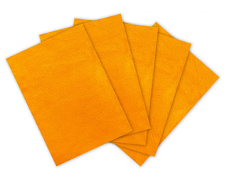 Фетр листовий А4, 180г/м², помаранчевий, F-180-007