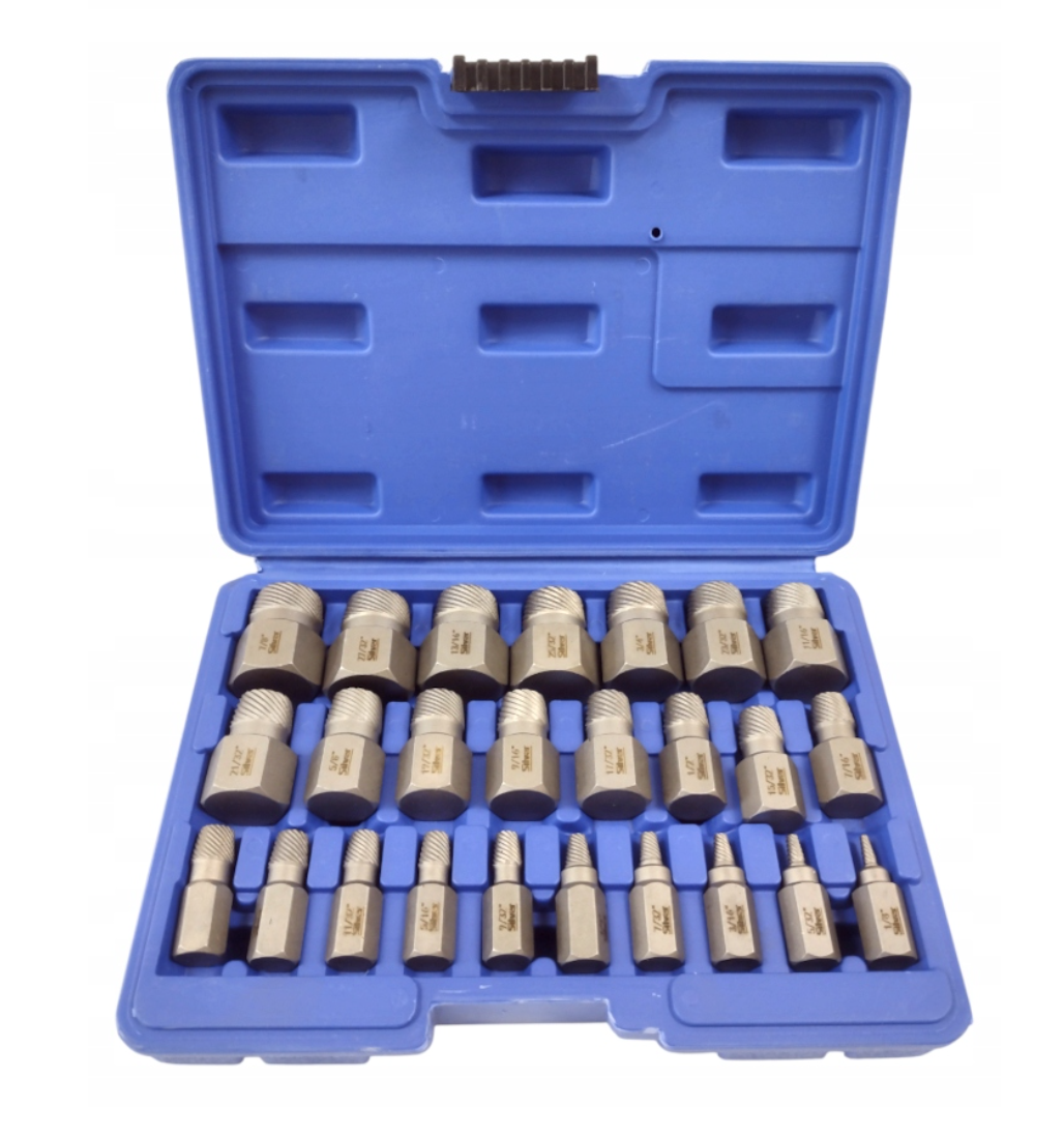 Екстрактори для зламаних гвинтів 25 шт. Silver S10757, фото 1