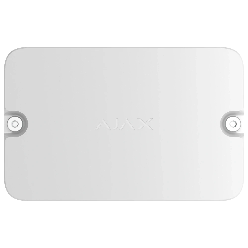 Адресний модуль I/O Ajax EN54 (2X2) для під'єднання сторонніх пристроїв до охоронних систем з вхідними лініями та вогнестійким