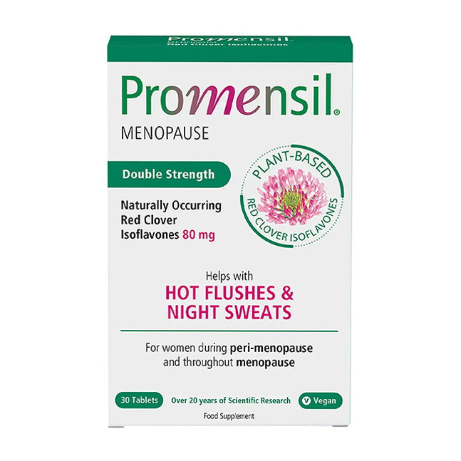 Добавки під час менопаузи PharmaCare. Promensil Menopause Double Strenght 80 mg (30 tab), фото 1