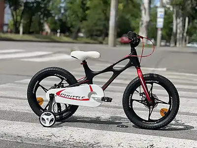 Дитячий велосипед 14" Royal Baby Space Shuttle Official UA на зріст 95-105 см чорний