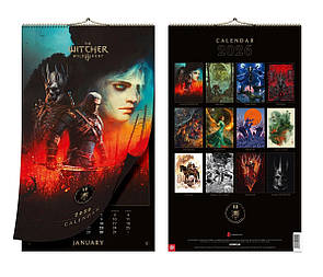 Календар на 2026 рік The Witcher 3: Wild Hunt (10th Anniversary Edition)