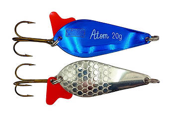 Блешня Spinnex Atom 20g silver/blue