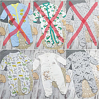 74-80 5-9 міс трикотажний щільний бавовняний чоловічок котоновий для новонароджених малючків 7110