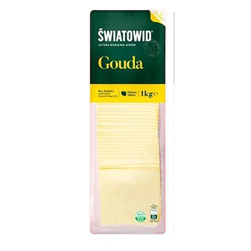 Сир нарізка Swiatowid Gouda 1 кг, фото 1