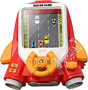 Іграшковий музичний автотренажер Ракета  , рухливе кермо,симулятор водіння