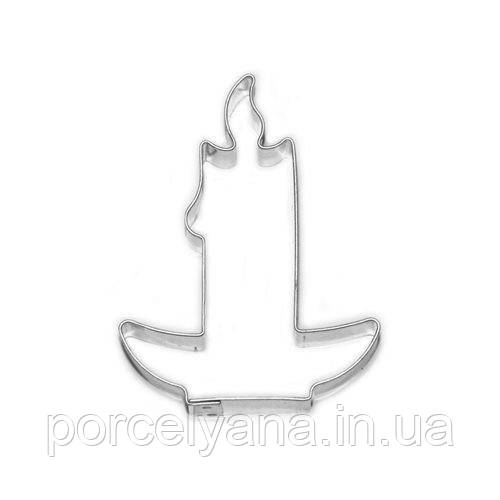 Форма для вирізання свічка 60 мм Smolik, фото 1