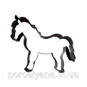 Форма для вирубування тіста кінь 63 мм Smolik, фото 1