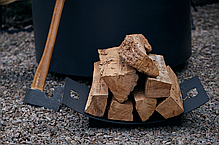 Дровник Vican Flow 55x35x12 см металевий чорний (91005), фото 5