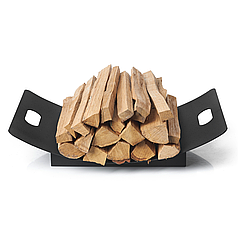 Дровник Vican Flow 55x35x12 см металевий чорний (91005)