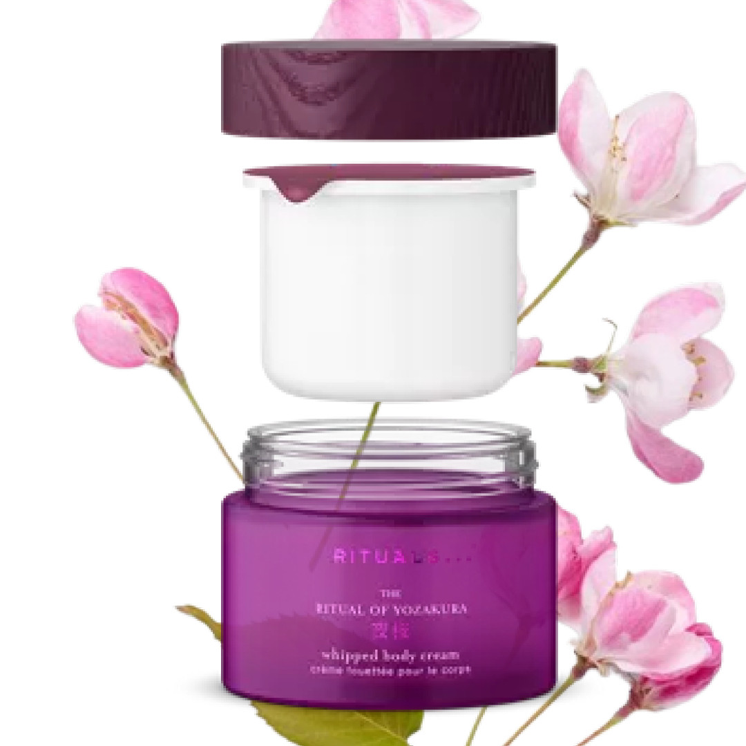 Rituals Крем для тіла Yozakura  в запасному флаконі, Ritual of Yozakura Refill Body Cream, 220мл, Виробництво Нідерланди, фото 1