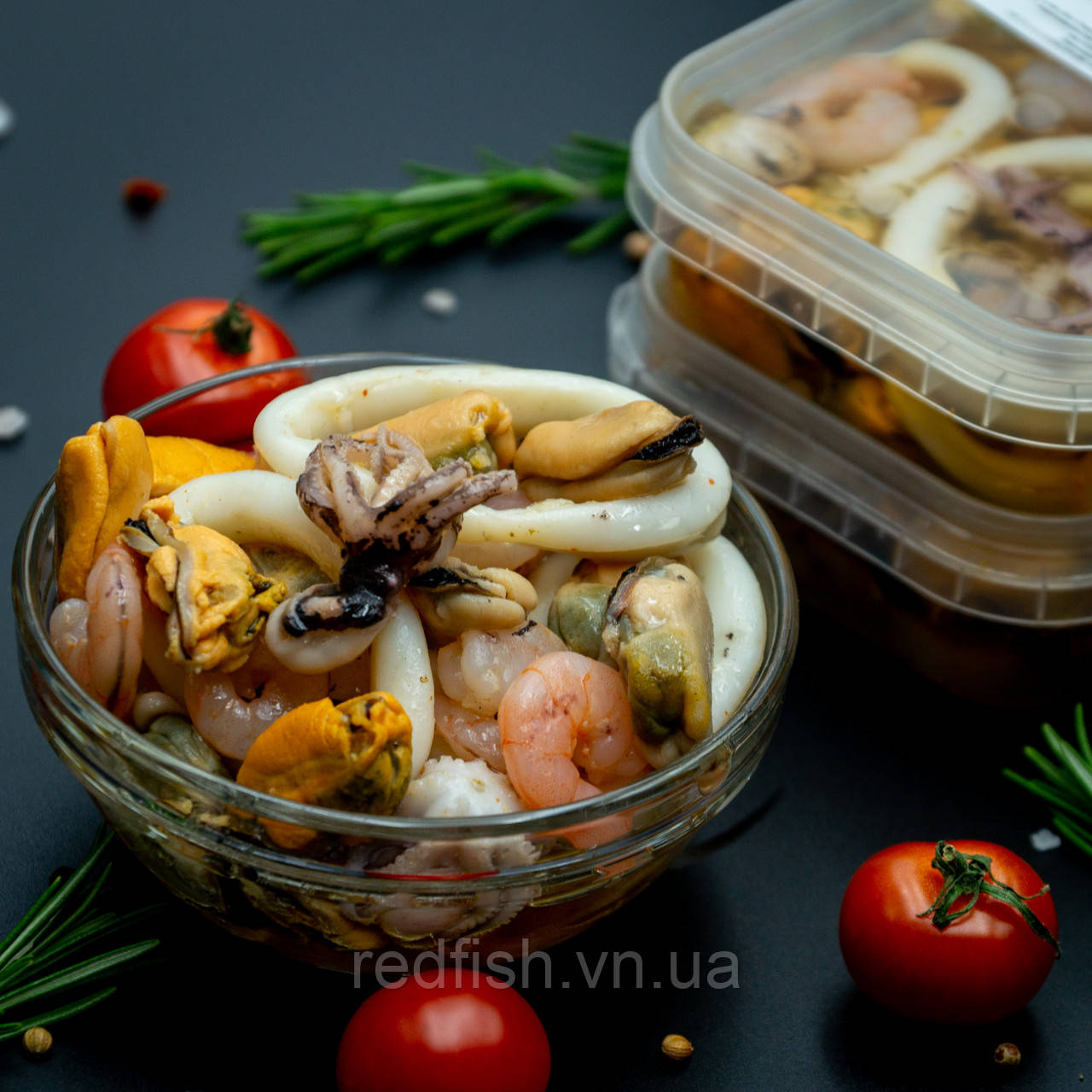 Морський коктейль маринований "Преміум" 300г, фото 1