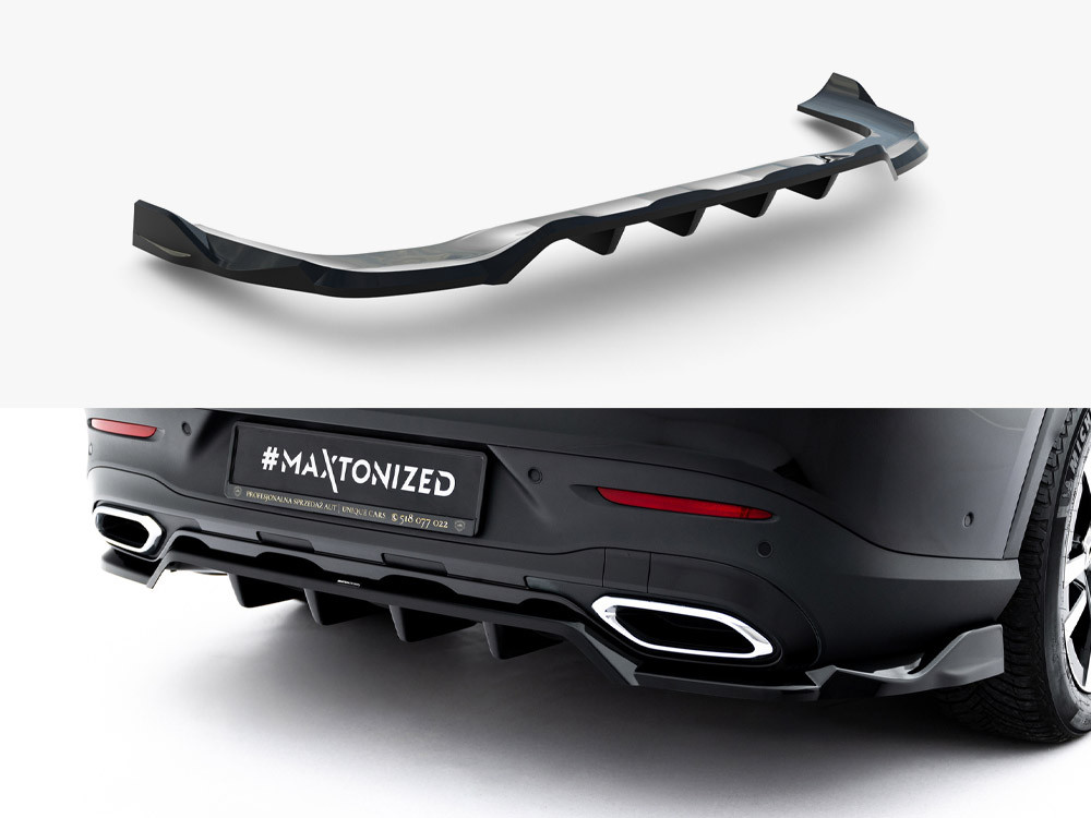 Дифузор Mercedes GLC Coupe C254 (2022+) тюнінг обвіс спідниця елерон, фото 1