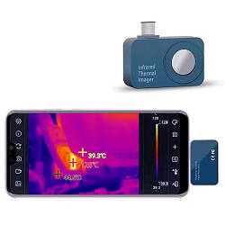 Тепловізор для смартфона 256x192 25Гц Type-C, -15-600°C, TOOLTOP T7