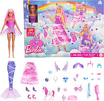 Адвент календар Барбі Дримтопія з одягом і аксесуарами Barbie Dreamtopia Advent Calendar Mattel HGM66