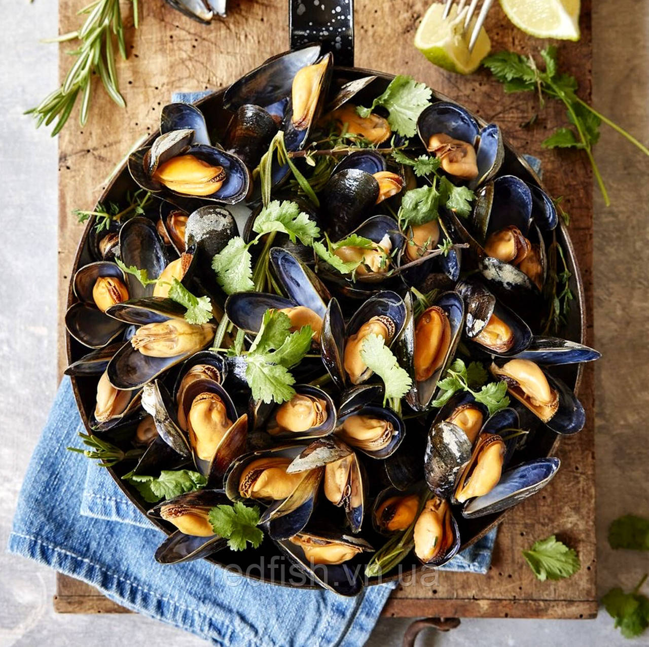 Мідії в мушлі 1кг, фото 1