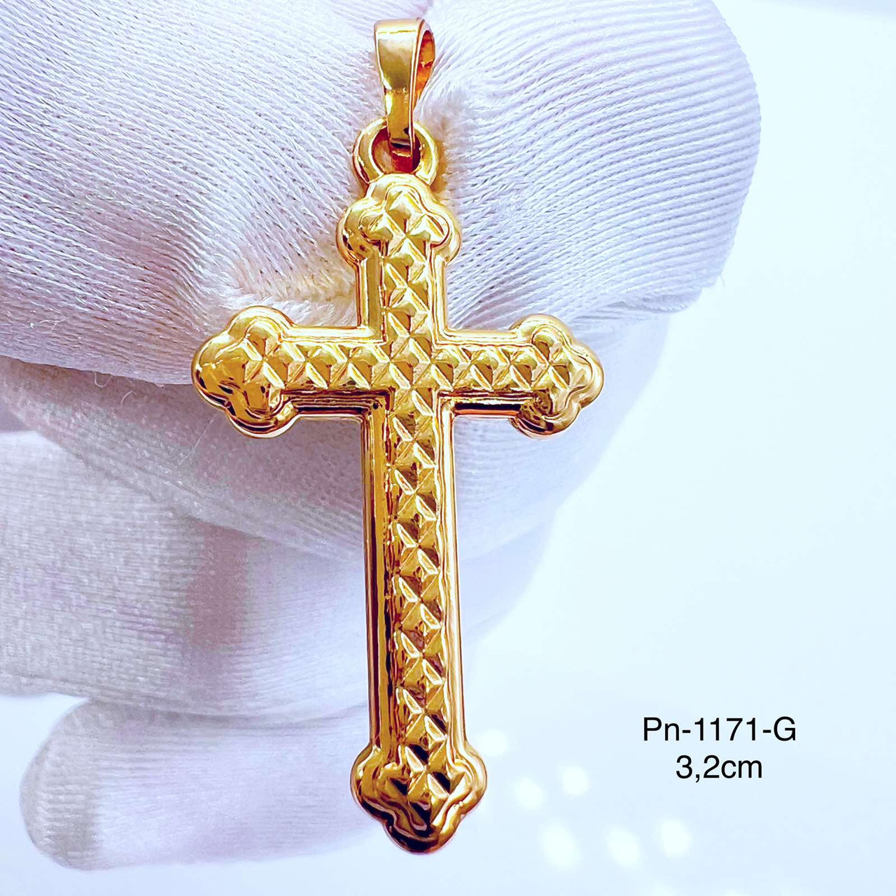 Хрестик Xuping позолота