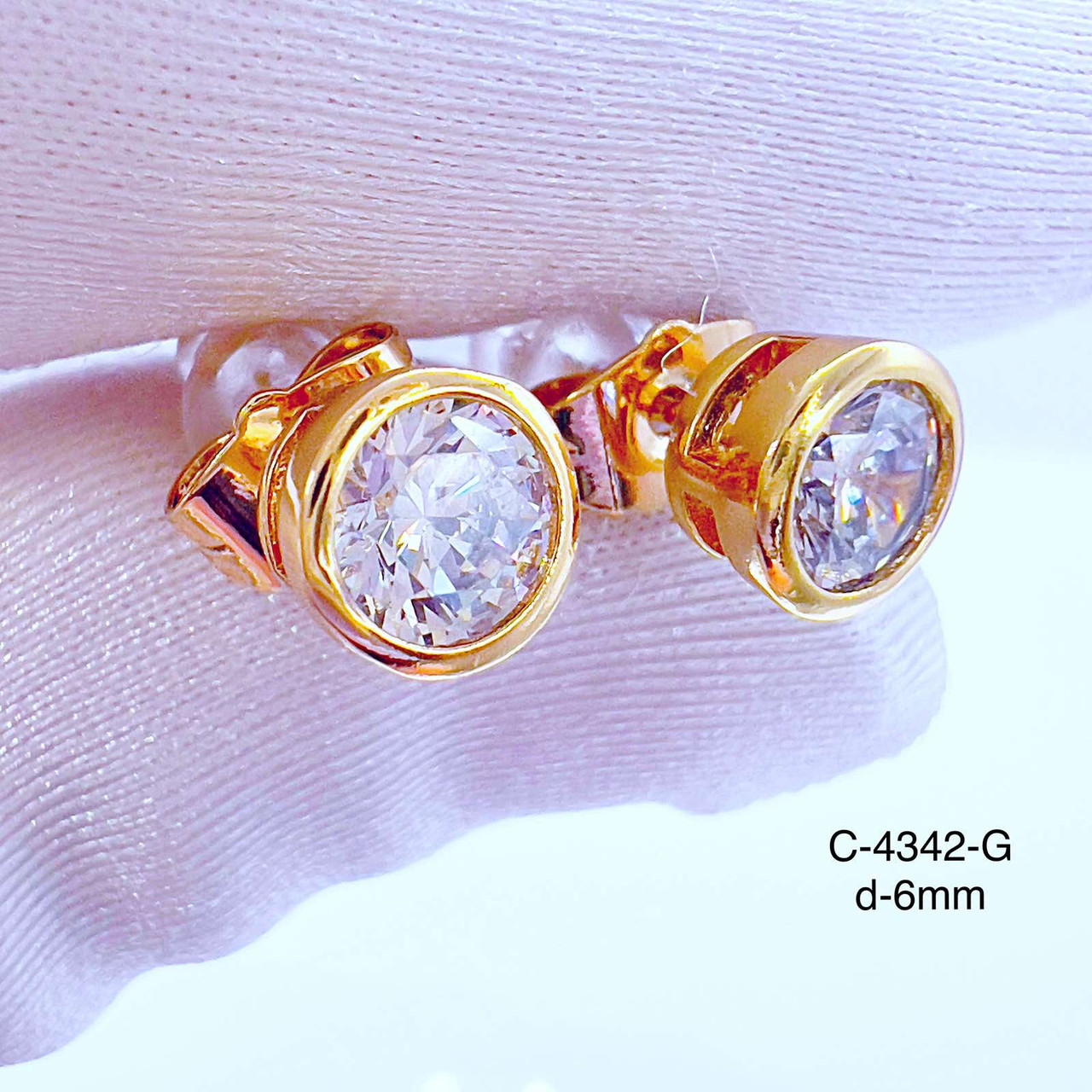 Сережки Xuping позолота